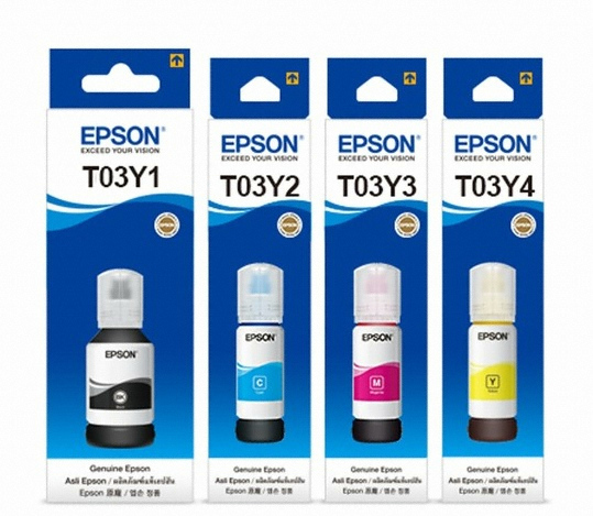 프린터 : Epson 정품 T03Y (T03Y1, T03Y2, T03Y3, T03Y4) 4색 세트 썸네일